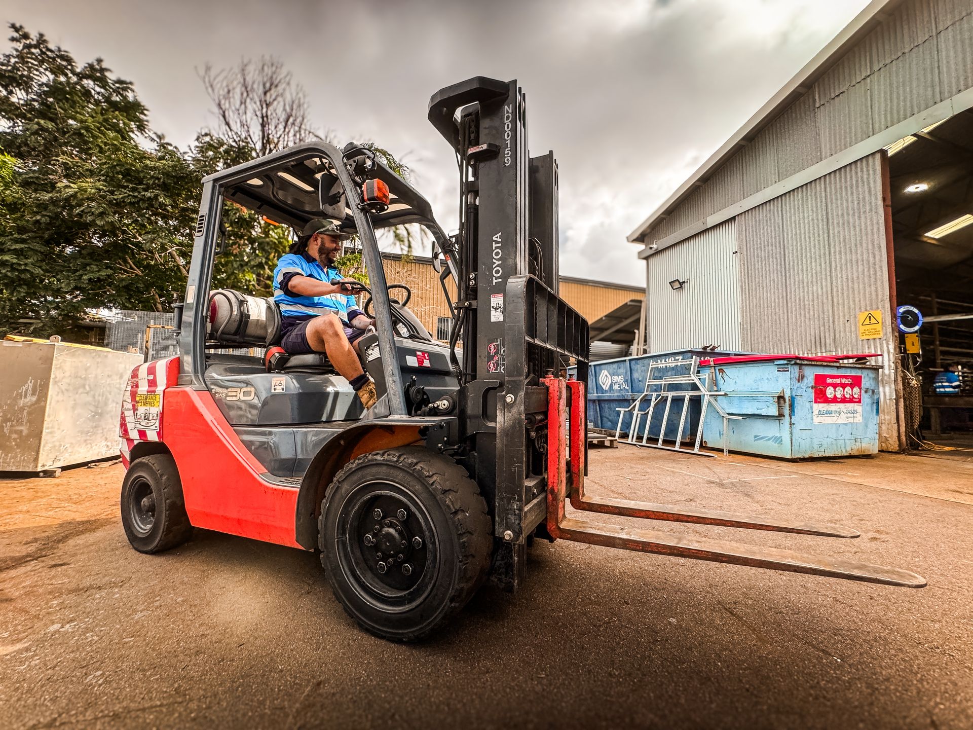 A Utility Vehicle in Front of a Welding Company— AKS Welding & Fabrication in Winnellie, NT
