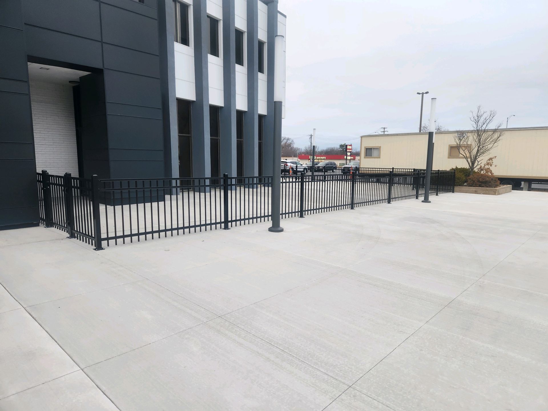 Springfield Commercial fencing project by fencing company in Springfield MO