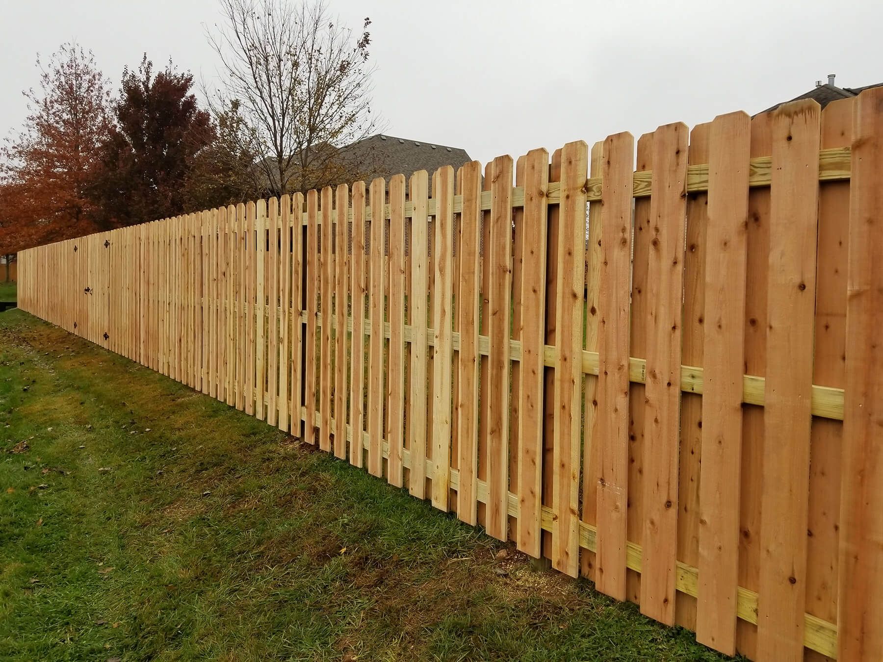 wooden fence by best fencing company in Springfield and Branson MO