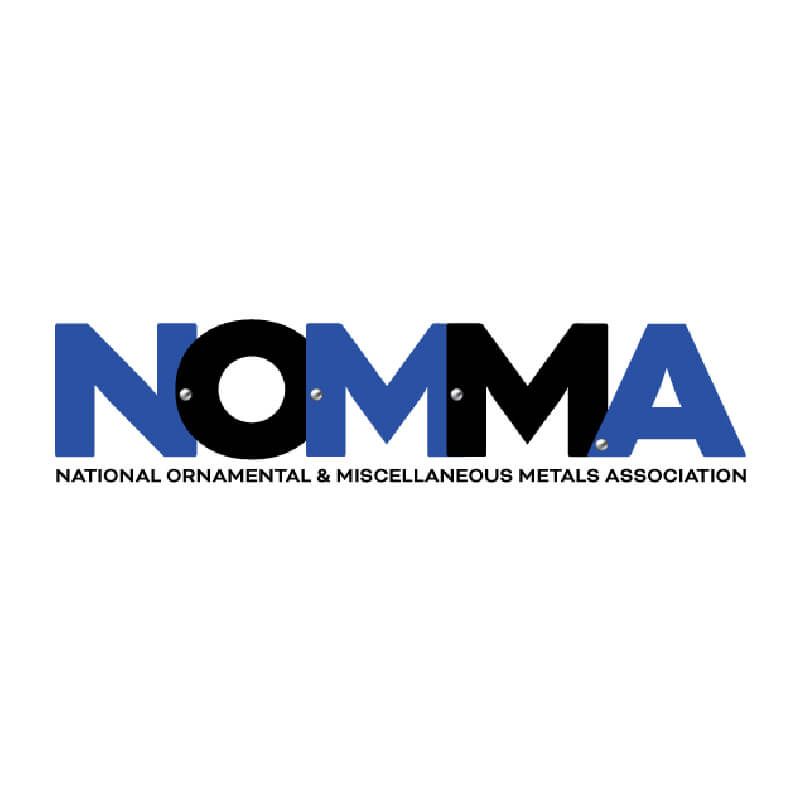 The logo for the national ornamental and miscellaneous metals association