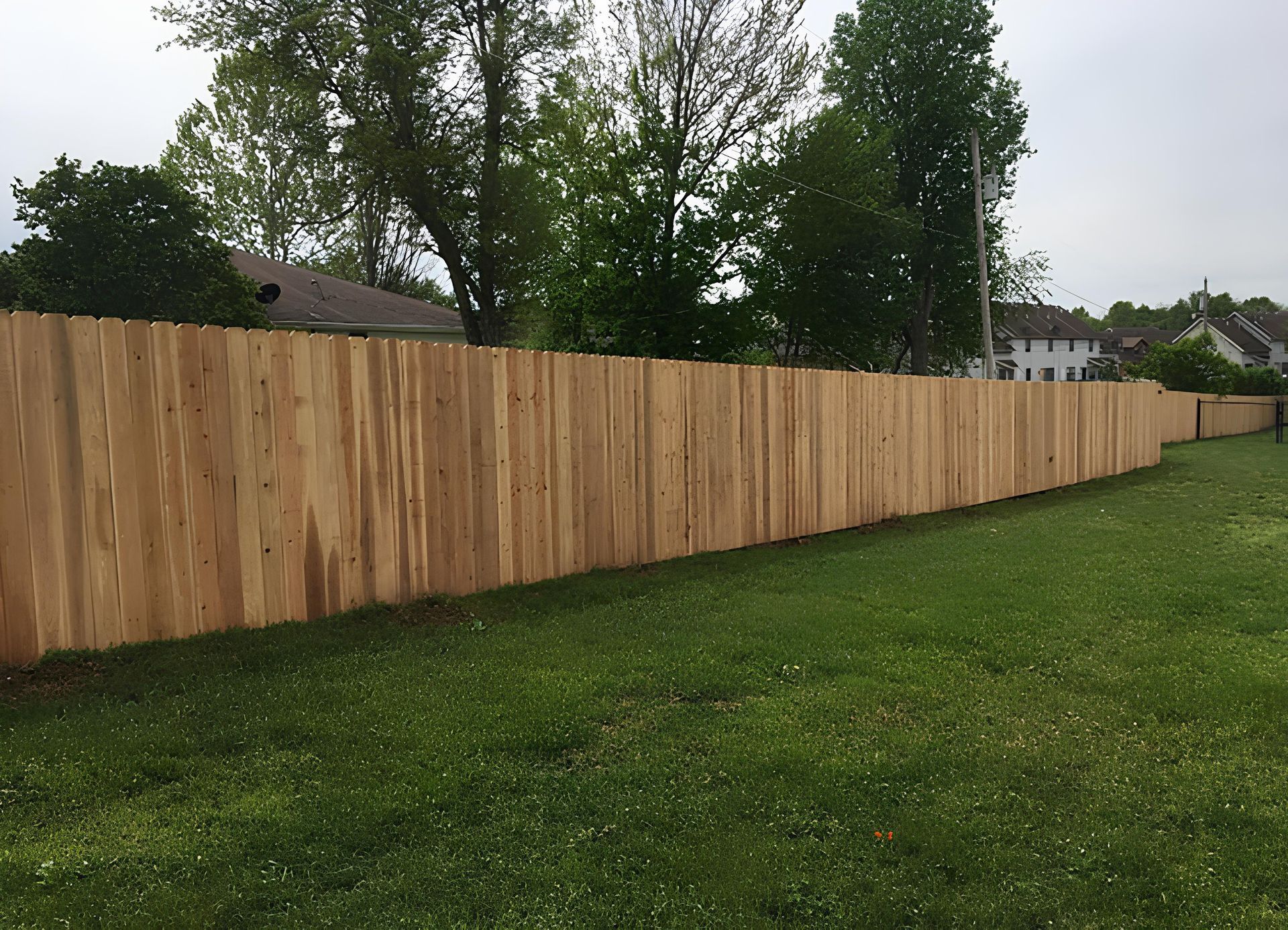 Privacy Wood Fence by top fencing company in Springfield and Republic MO