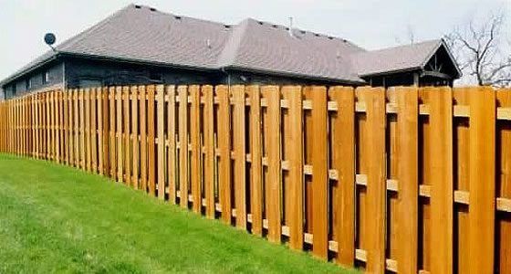Wood privacy fence by top fencing contractor in Springfield, MO, Branson, Ozark, Sparta, MO