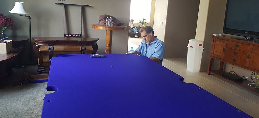 pool table cloth installation