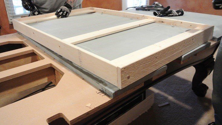 pool table top frame