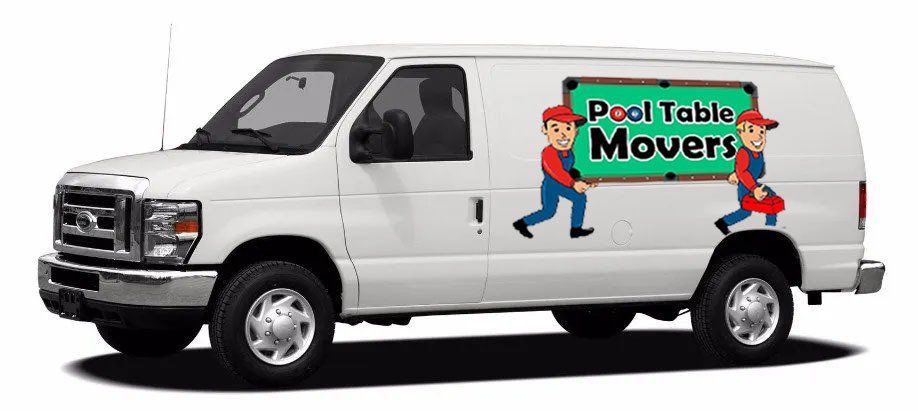 pool table movers white van