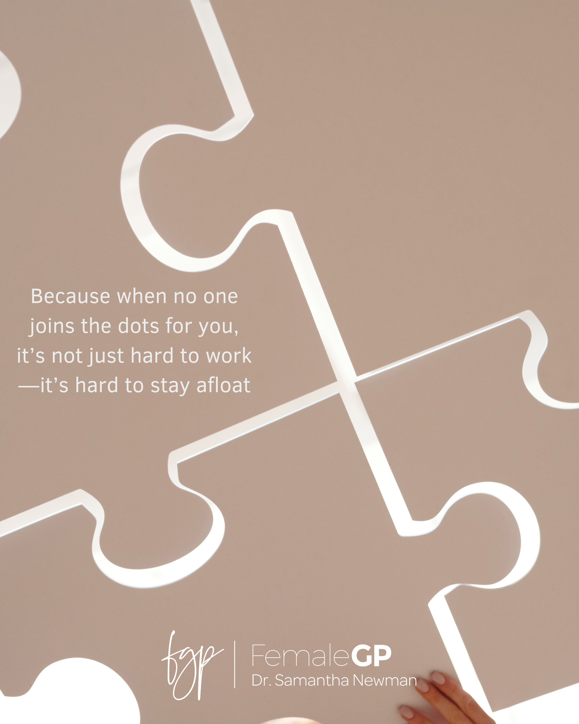 Puzzle piece graphic with text: 