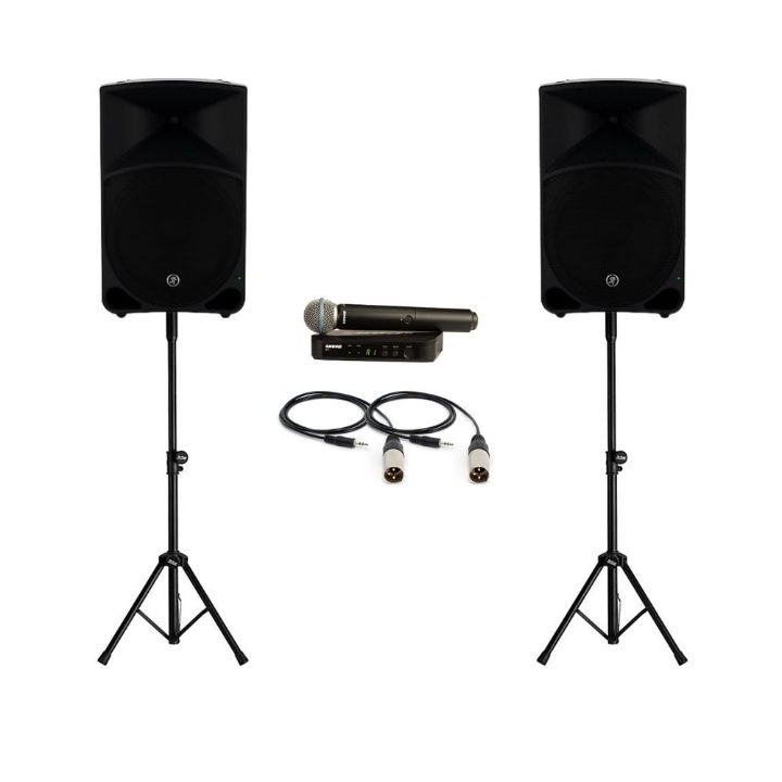 Large PA and wireless microphone package available for hire in Sydney