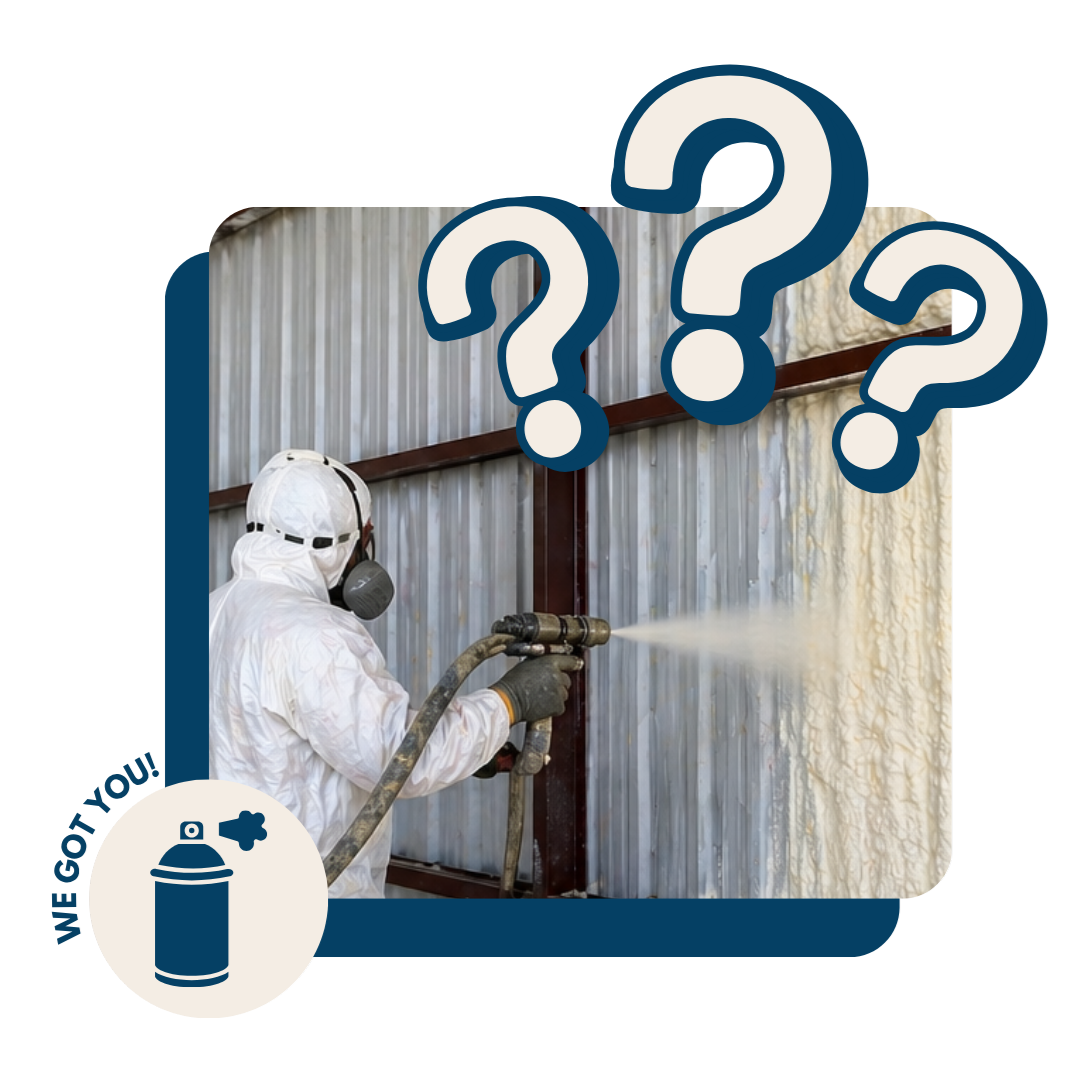 Open cell spray foam applied for soundproofing interior wall cavities