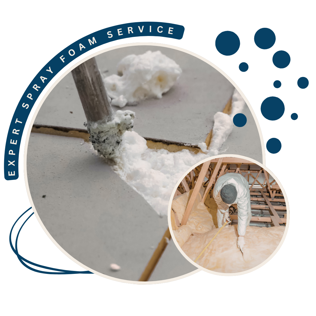 Attic spray foam insulation reducing cooling costs in hot Texas climate
