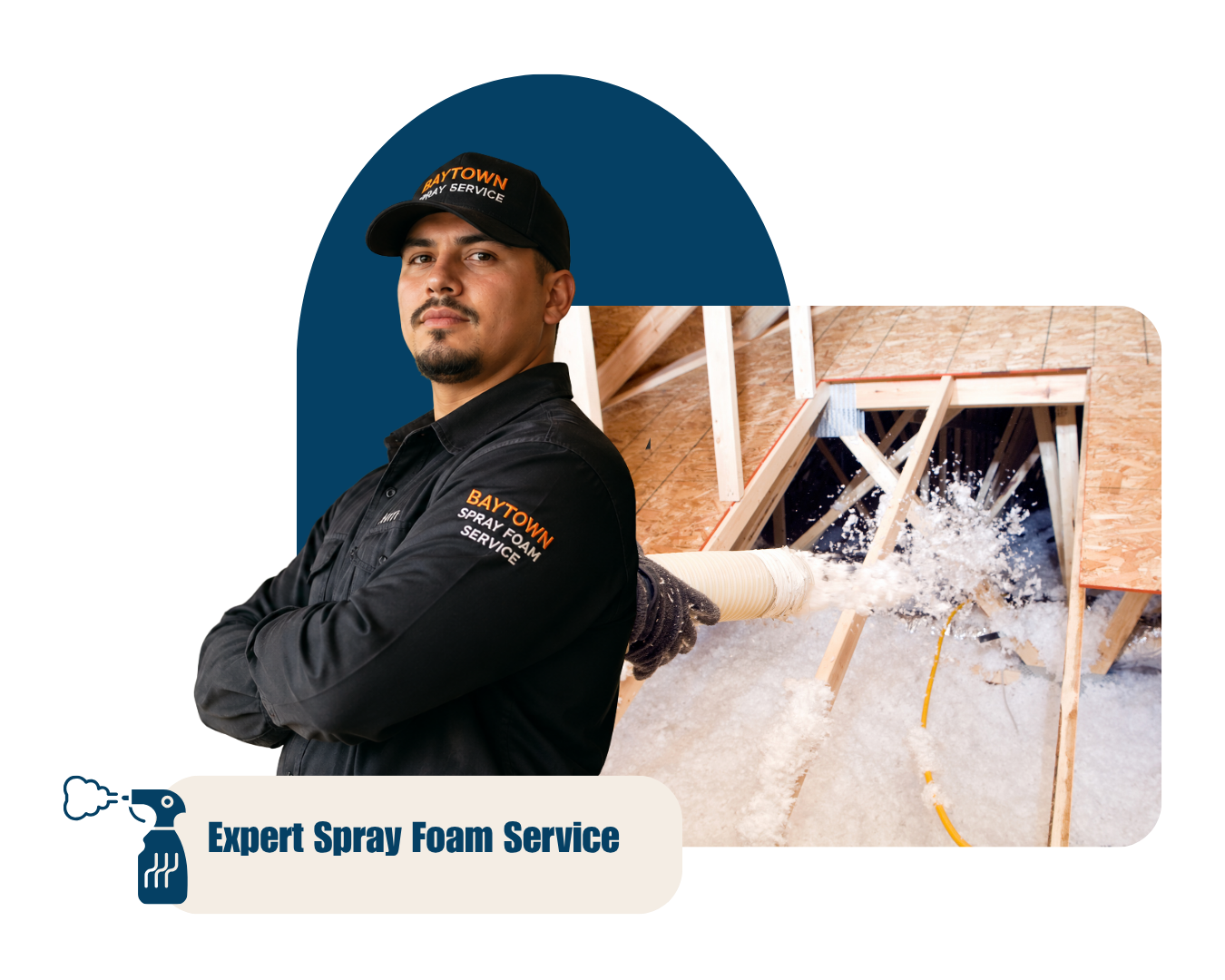 Commercial insulation work improving temperature control in workspace