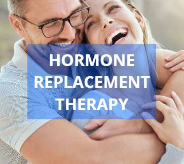 Smiling couple embracing, text overlay reads 
