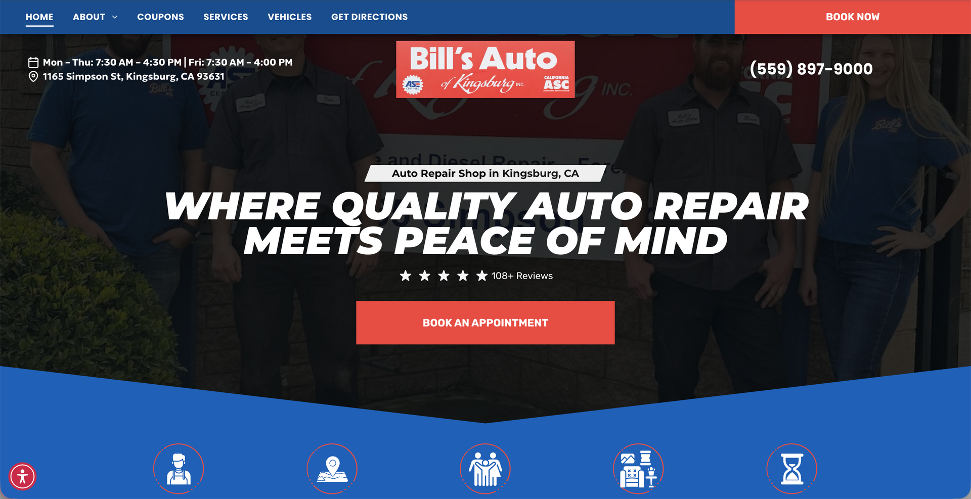 Bill's Auto of Kingsburg cover