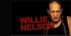 Willie Nelson with red text
