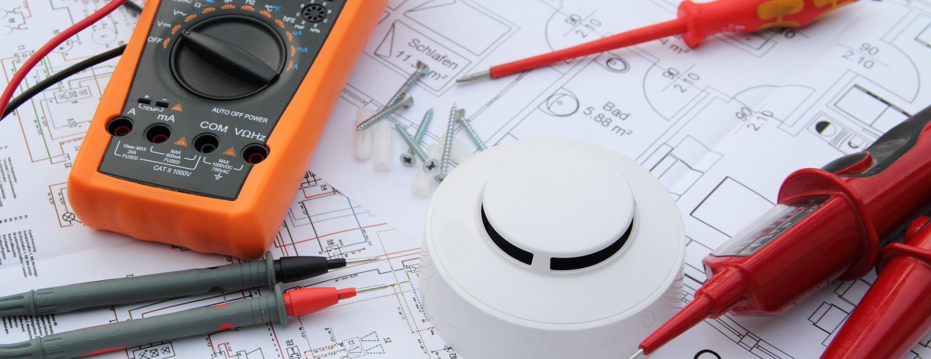 Plan électrique avec équipements
