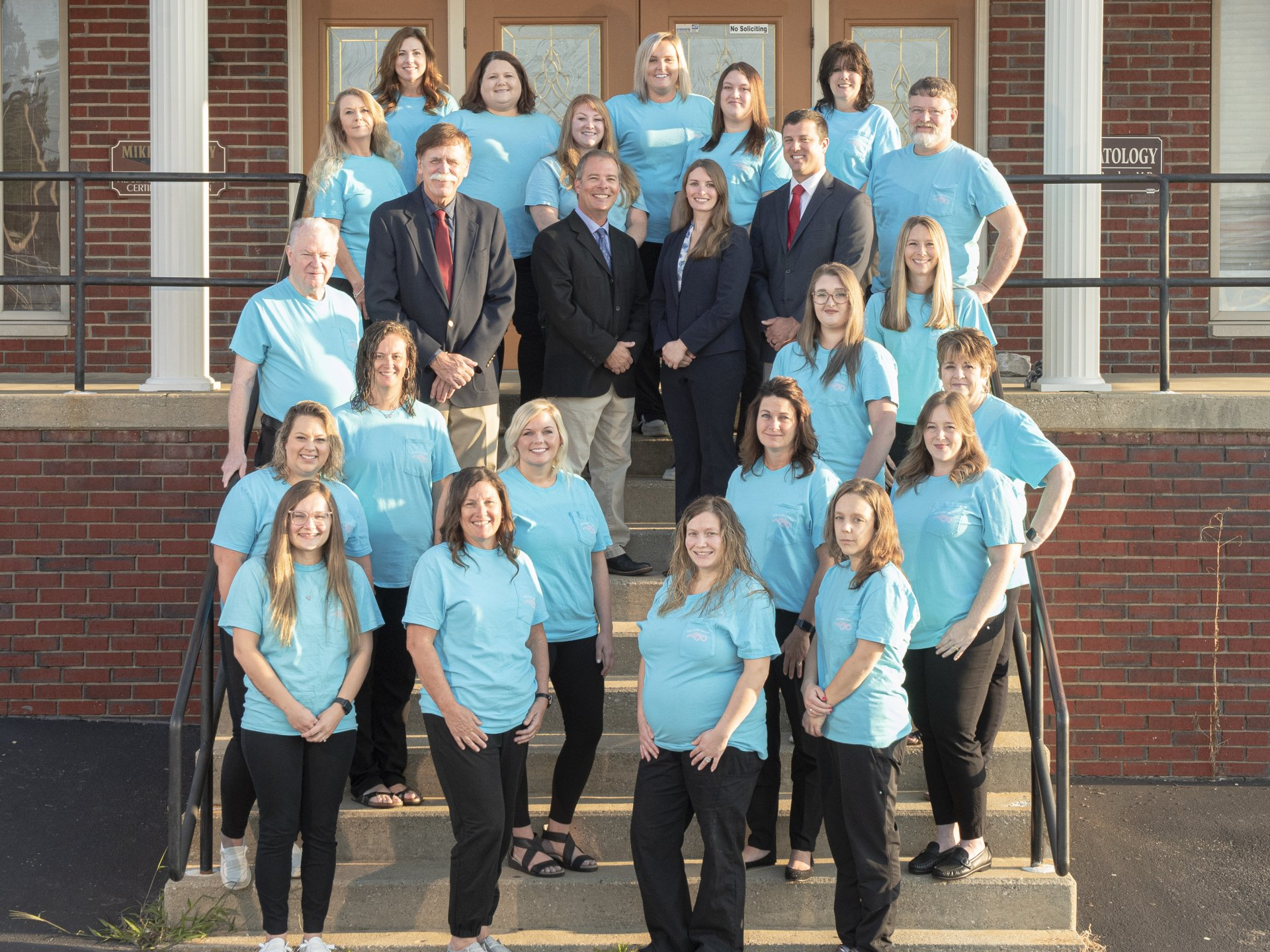 The eyecare team of the Eye Care Group.