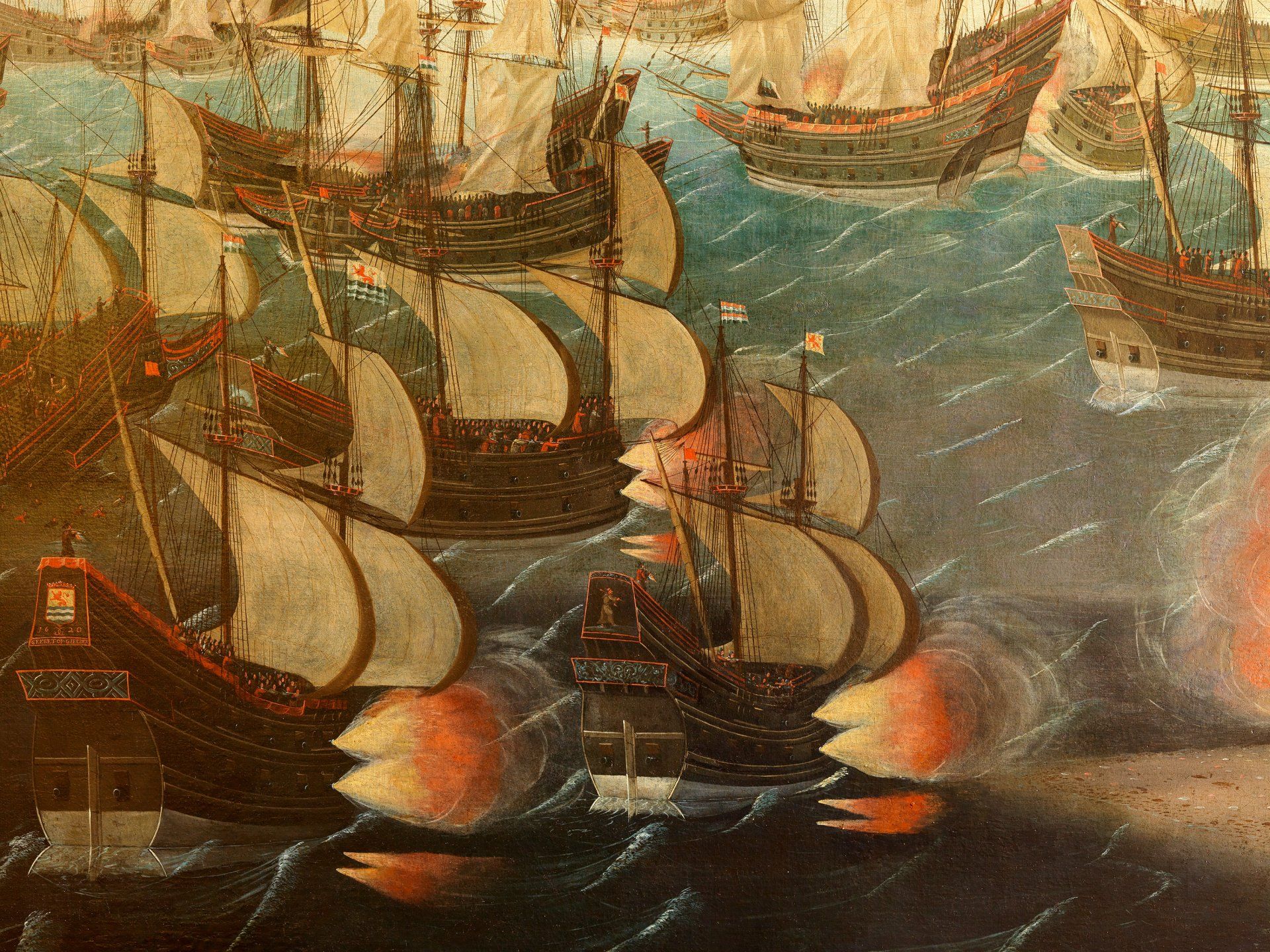 Dick Holthuis fotograaf van DVeM. Detail van kunstwerk in de koffiekamer van de Eerste kamer op het Binnenhof.