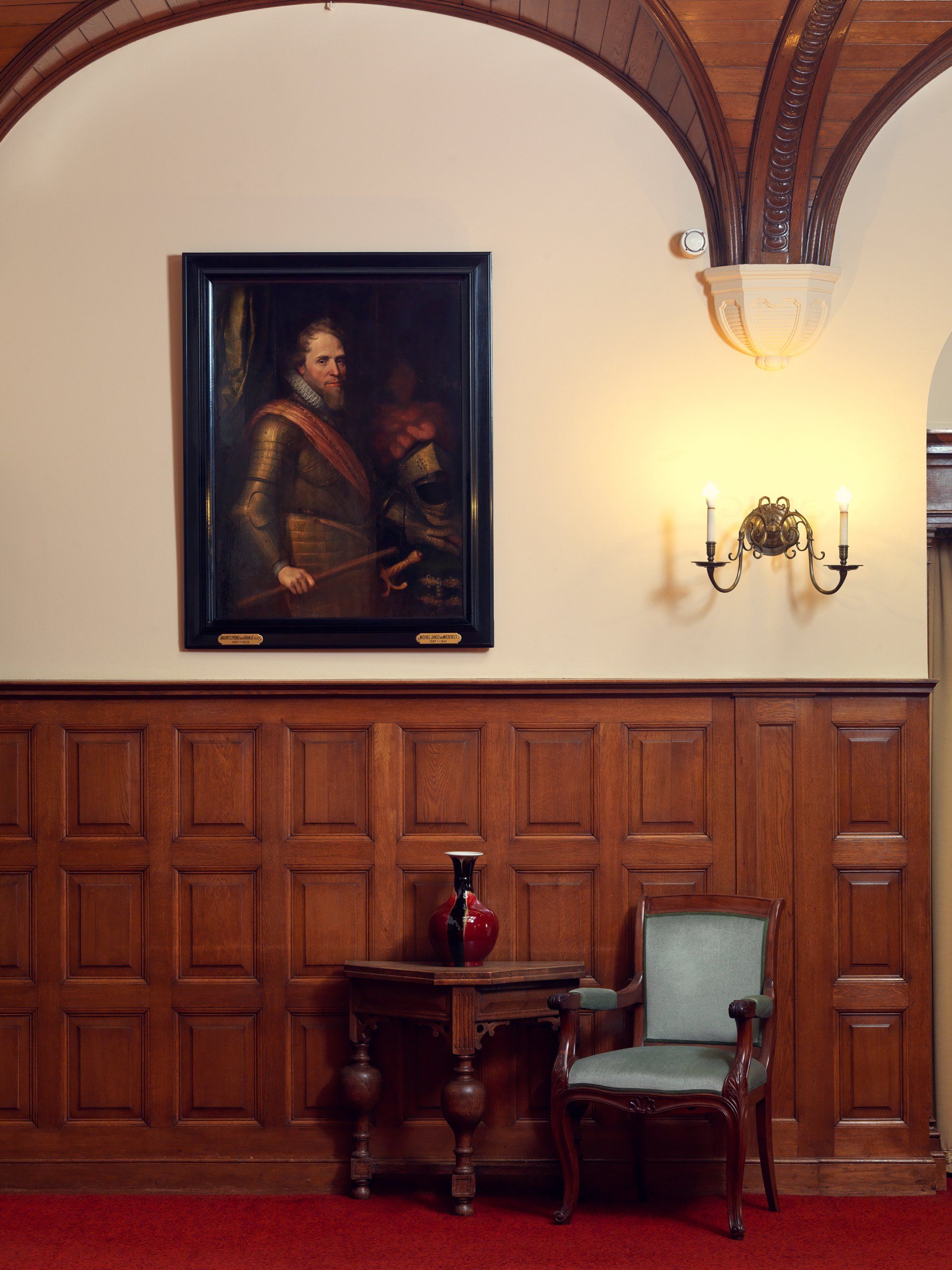 Dick Holthuis fotograaf van Document Voor een Monument. Kunstwerk in de centrale hal van de Eerste kamer 