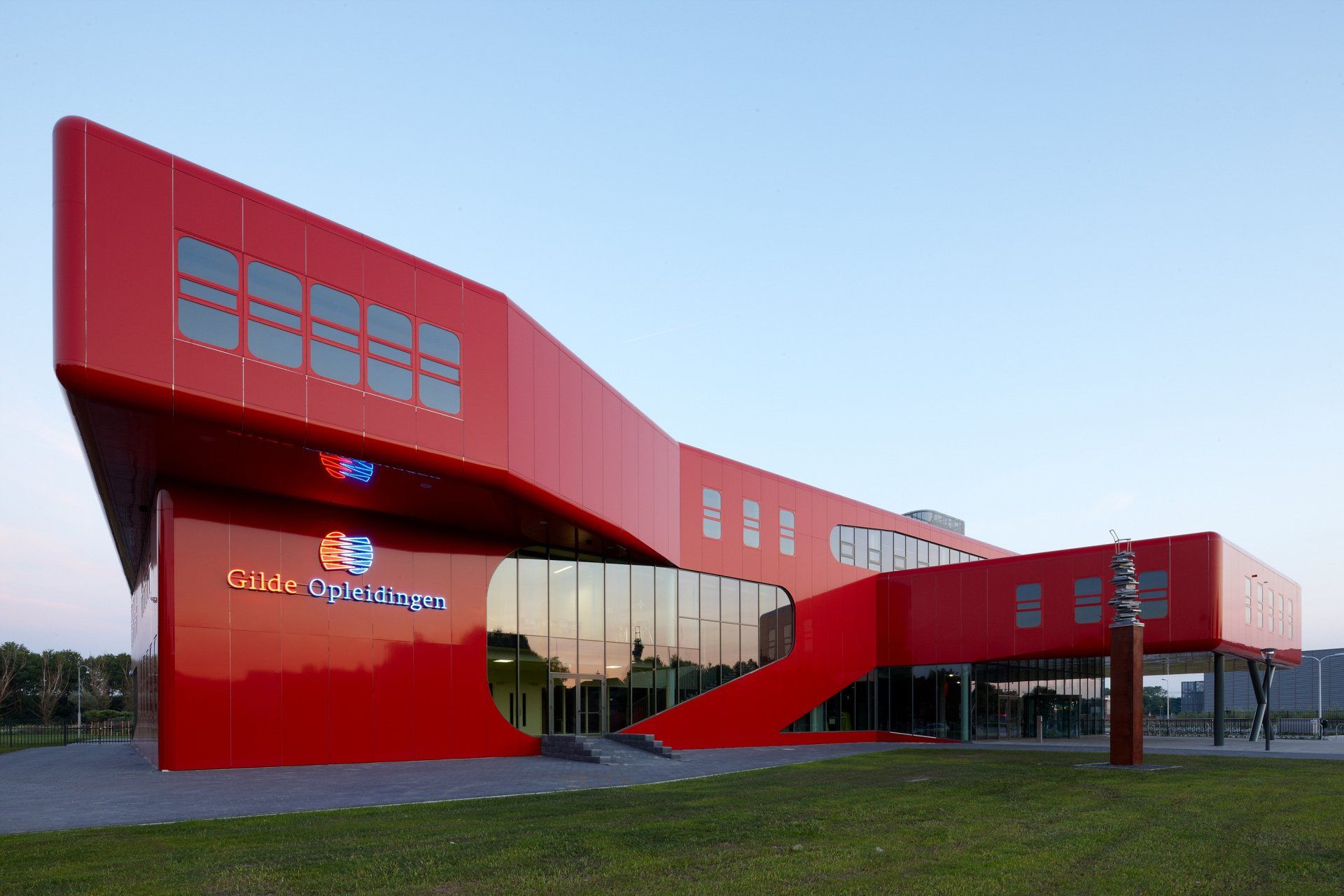 School, Oostrum, The Netherlands. For Euramax.  ©Dick Holthuis International Architectural Photographer