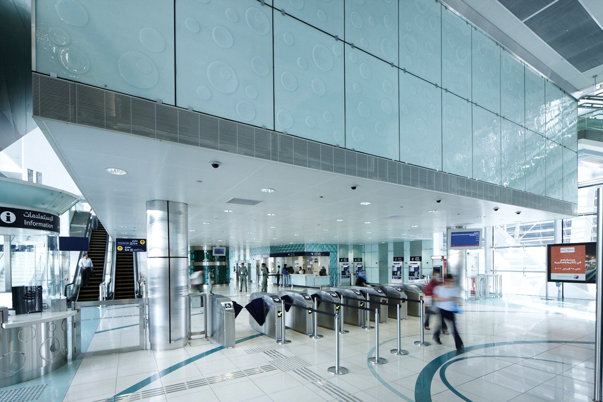 Dubai Metro, ©Dick Holthuis International Architectural Photographer