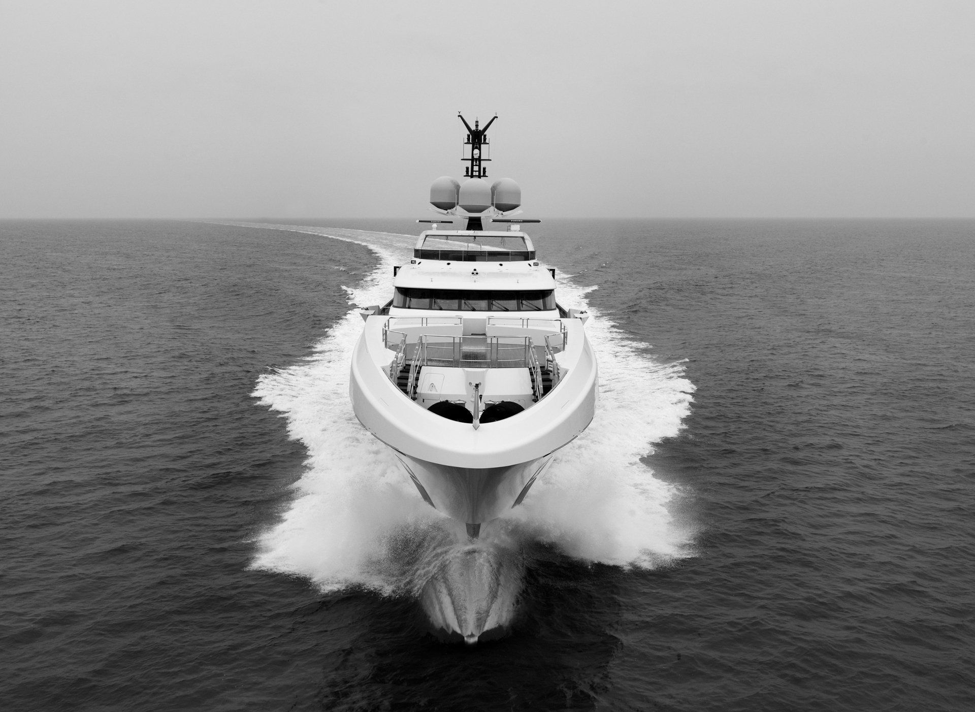 Heesen Yacht 16465 during the sea trials. ©Dick Holthuis International Yacht photographer.