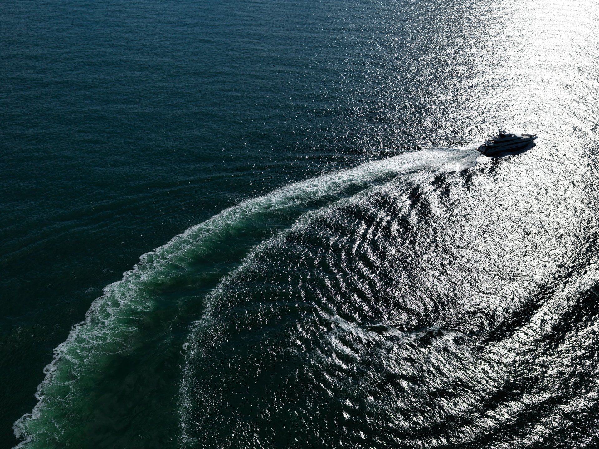 Heesen Yacht 16155 during the sea trials.  ©Dick Holthuis International Yacht Photographer