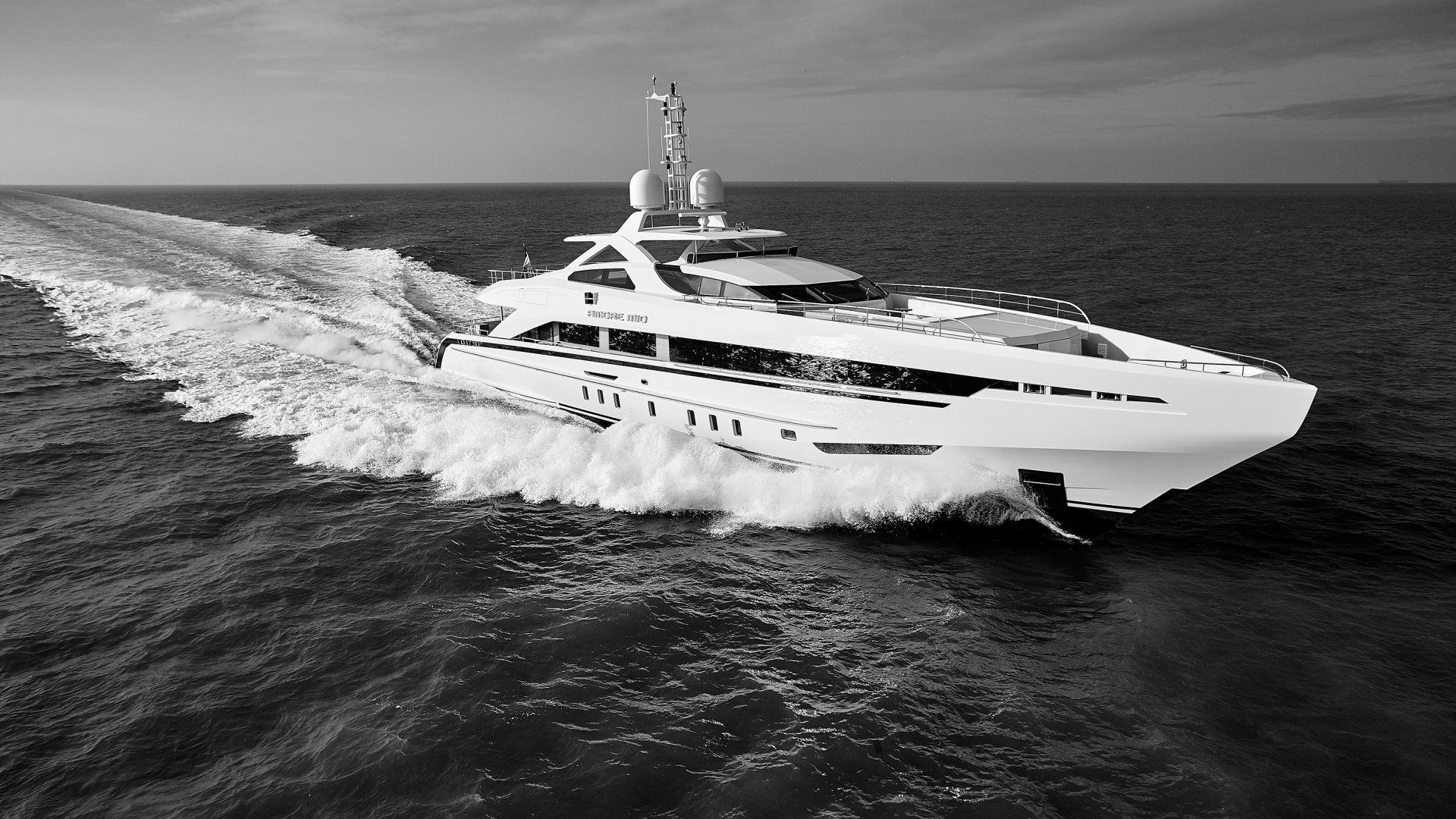 Heesen Yacht 17145 during the sea trials.  ©Dick Holthuis International Yacht Photographer