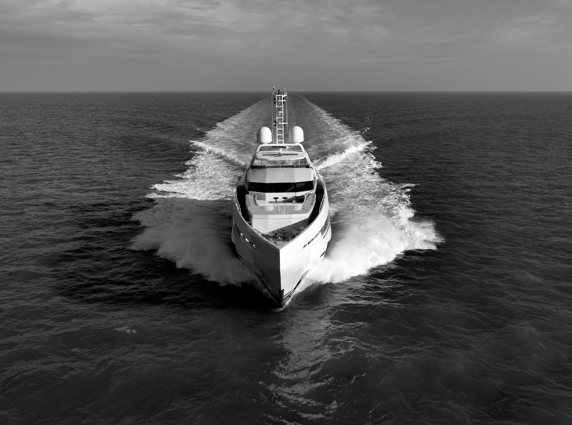 Heesen Yacht 17145 during the sea trials.  ©Dick Holthuis International Yacht Photographer