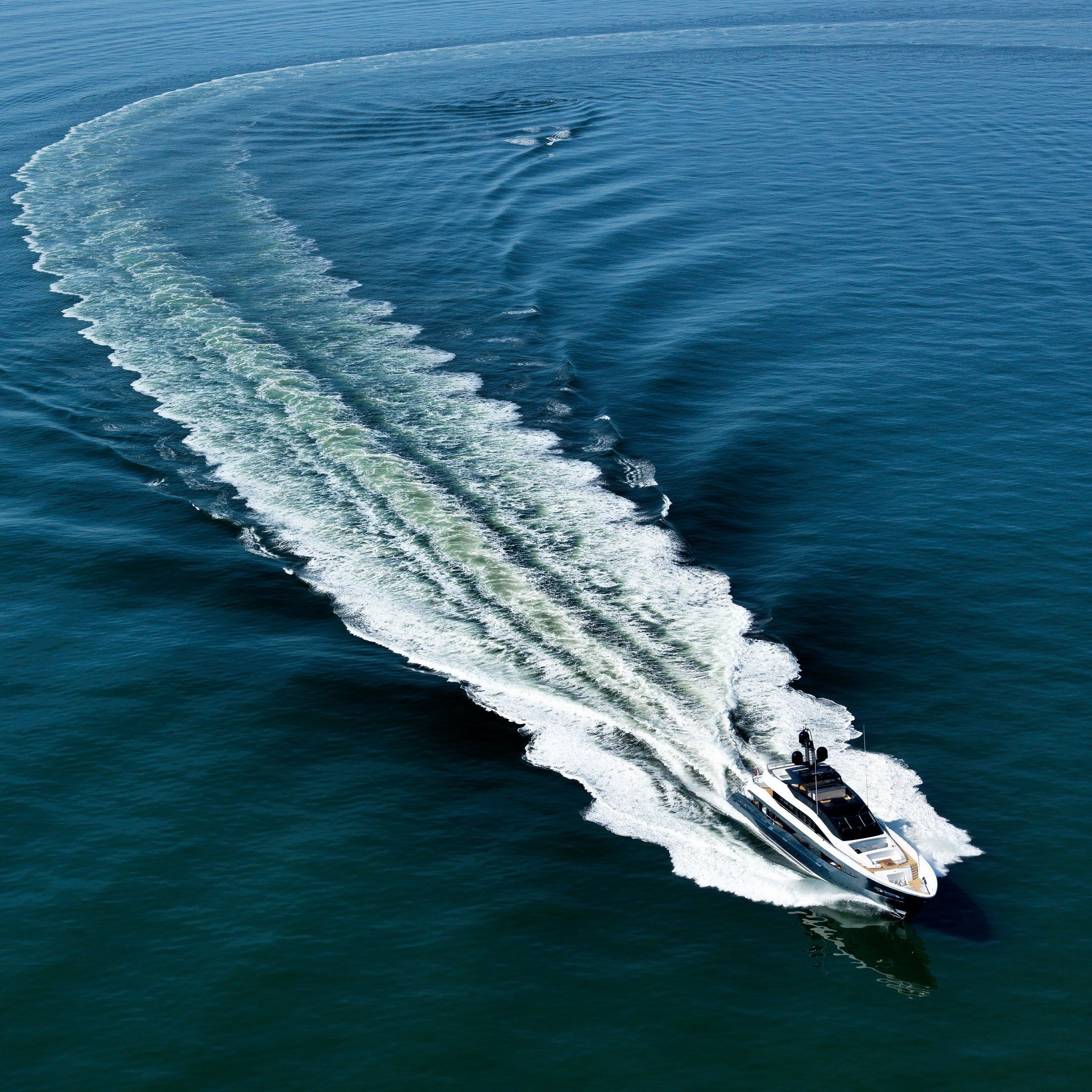 Heesen Yacht 18151 during the sea trials.  ©Dick Holthuis International Yacht Photographer