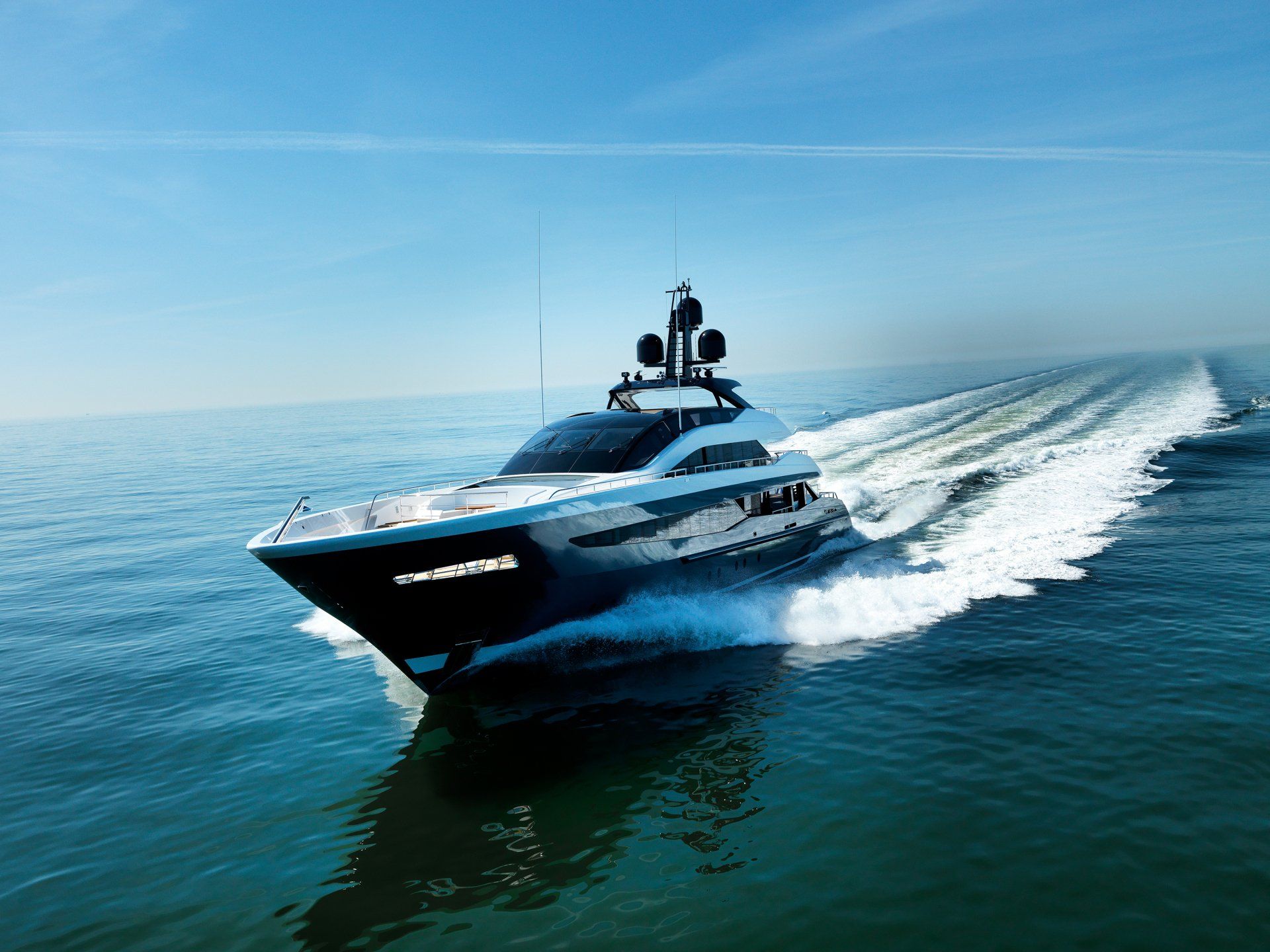 Heesen Yacht 18151 during the sea trials. ©Dick Holthuis International Yacht photographer.