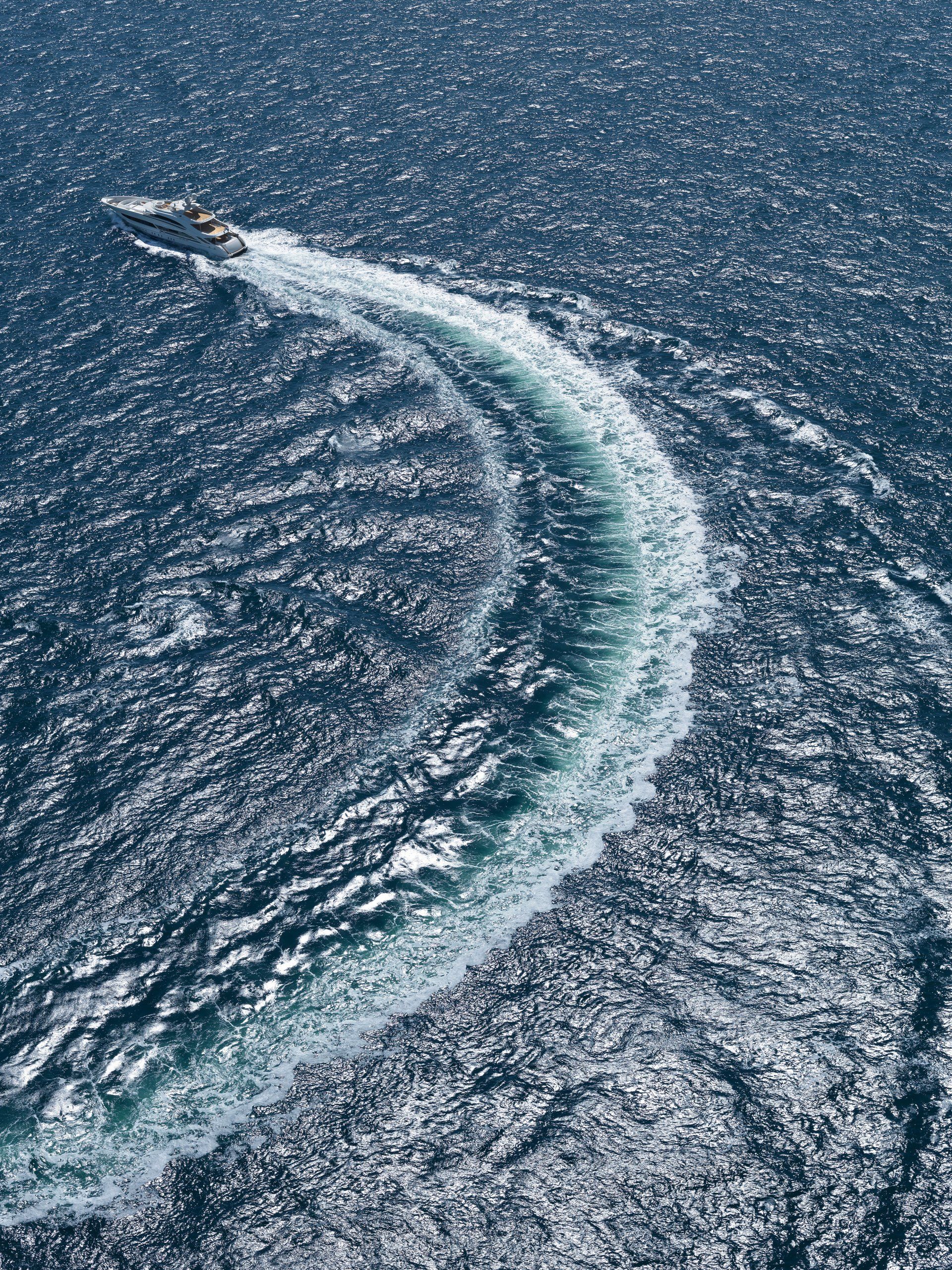 Heesen Yacht 18850 during the sea trials.  ©Dick Holthuis International Yacht Photographer