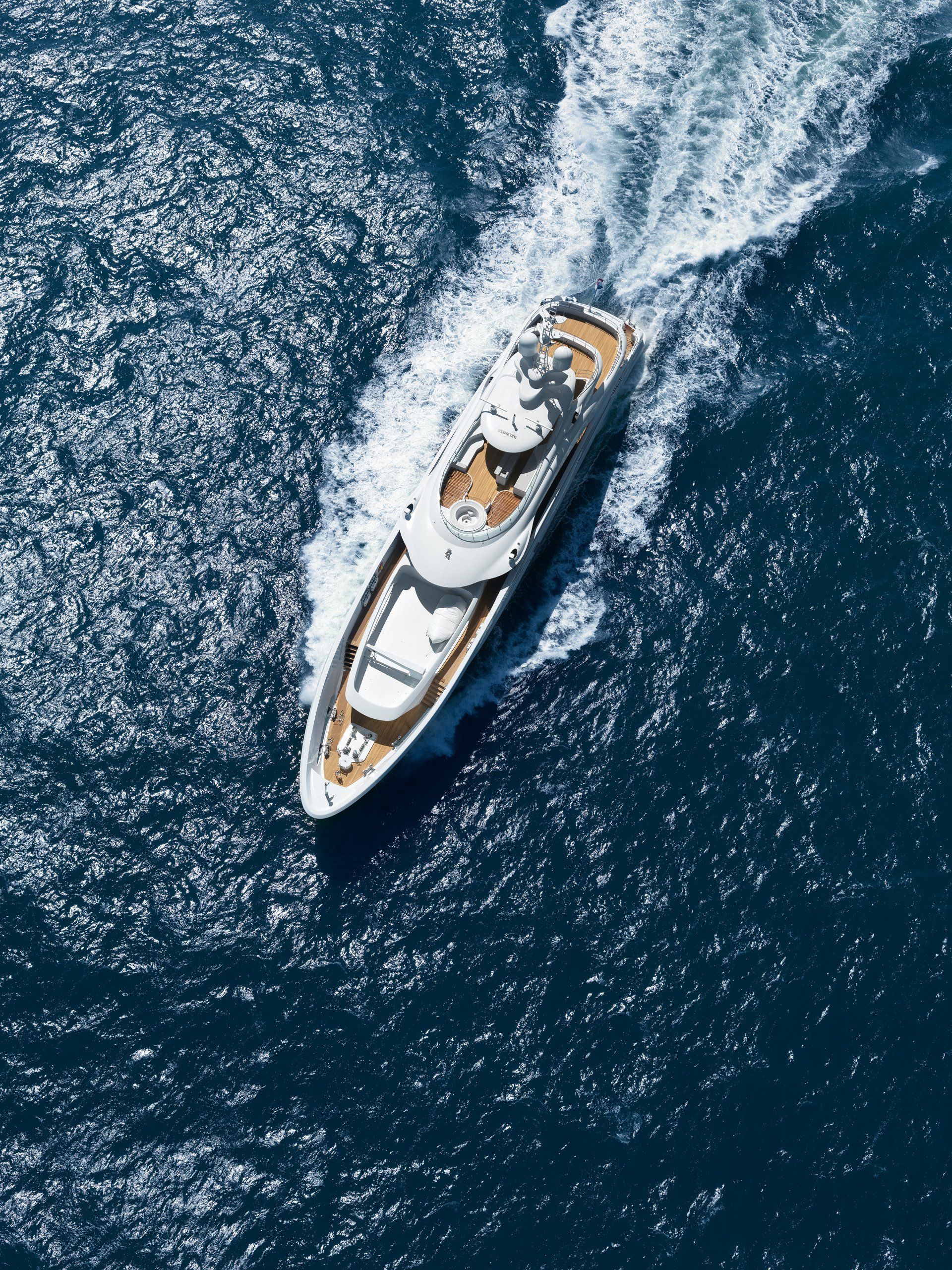 Heesen Yacht 18850 during the sea trials.  ©Dick Holthuis International Yacht Photographer
