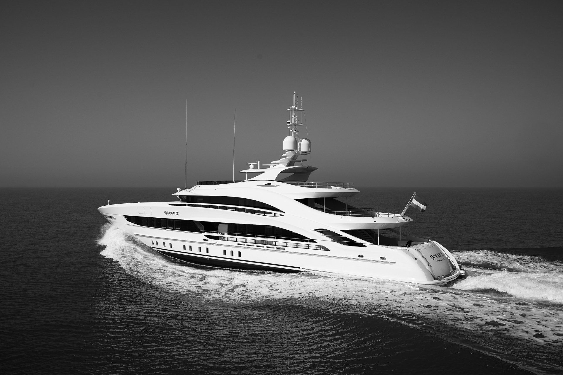 Heesen Yacht 19650 during the sea trials. ©Dick Holthuis International Yacht photographer.