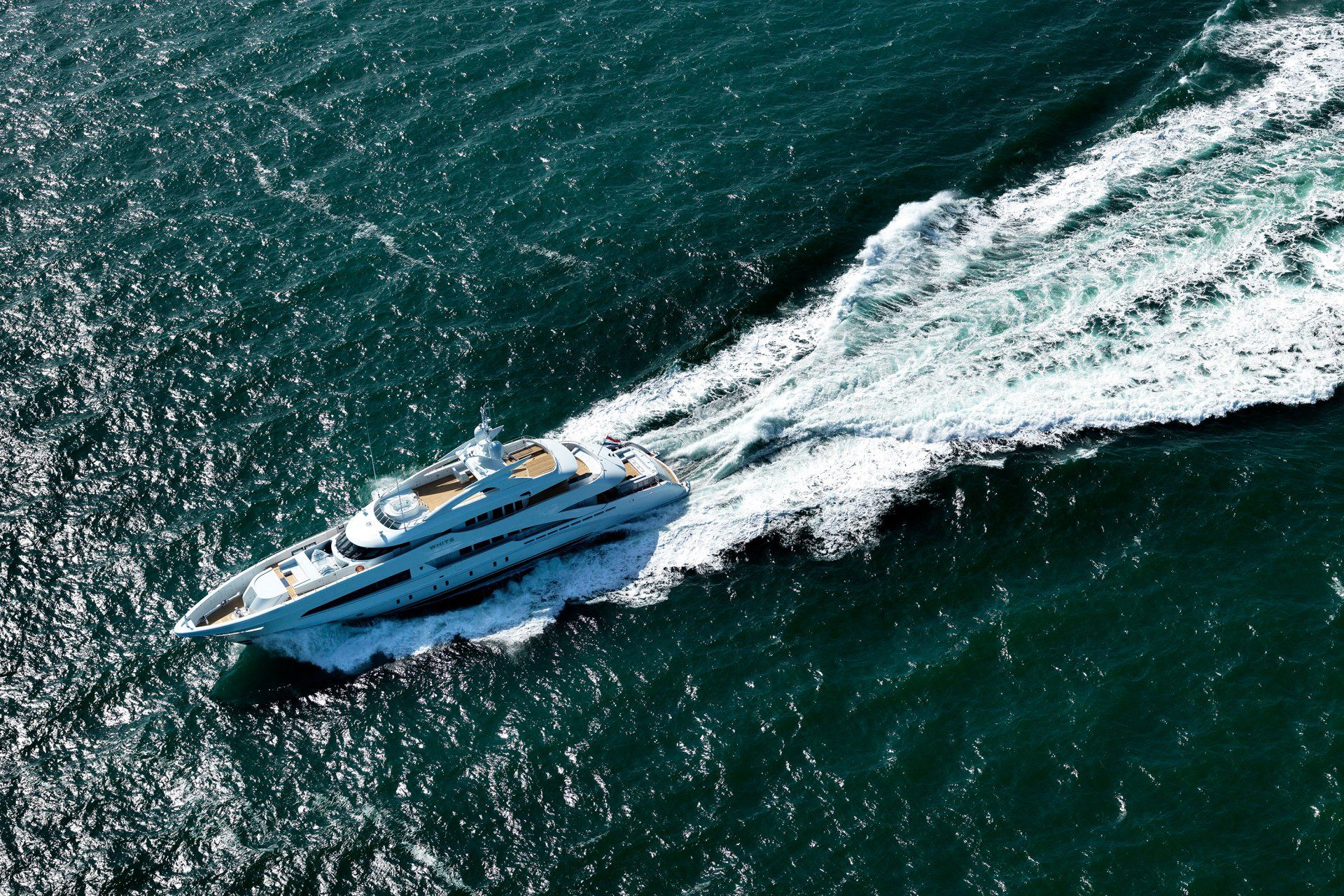 Heesen Yacht 18250 during the sea trials.  ©Dick Holthuis International Yacht Photographer
