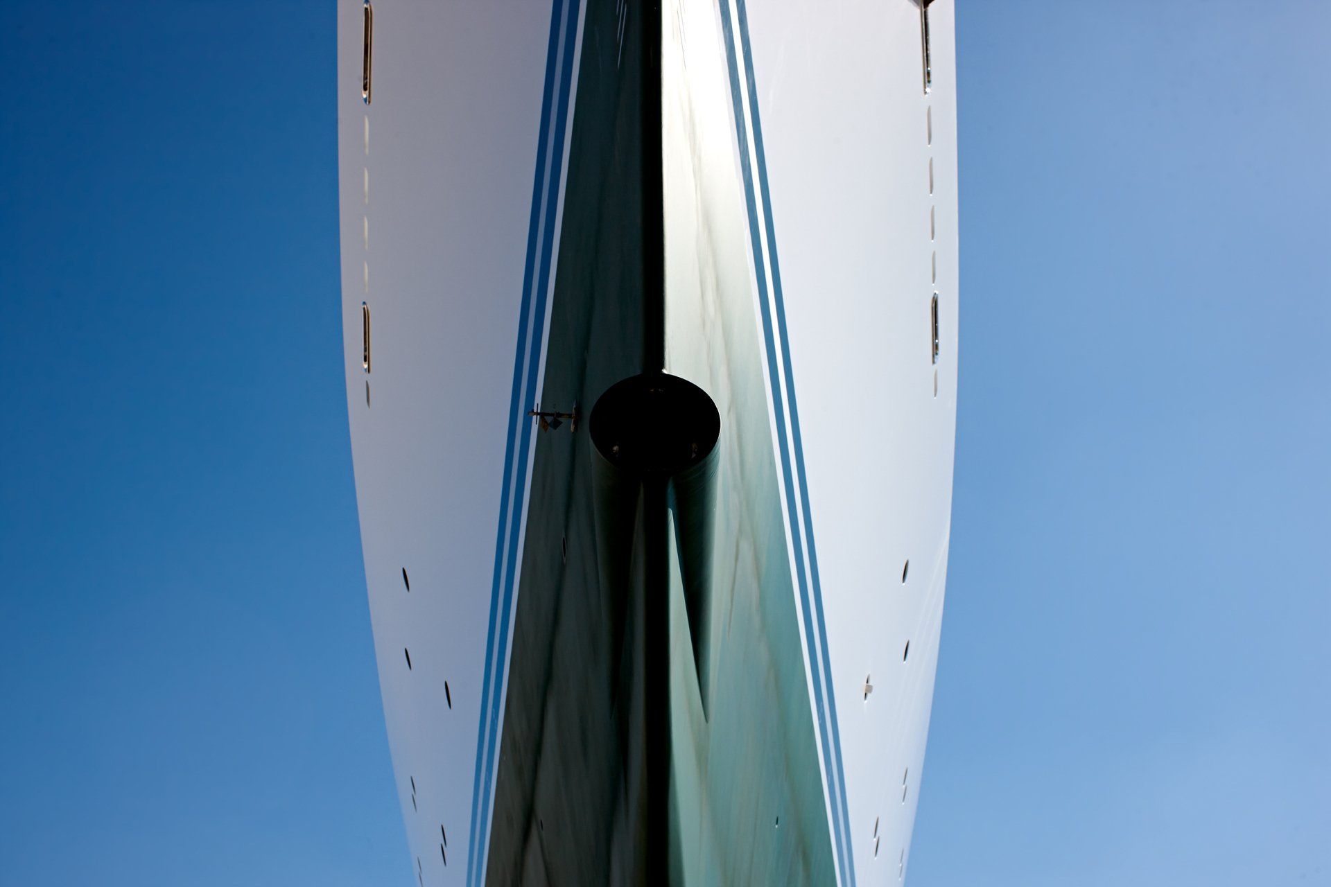 141m M/Y Yas during the launch in Abu Dhabi U.A.E. 2011. ©Dick Holthuis International Yacht Photographer.