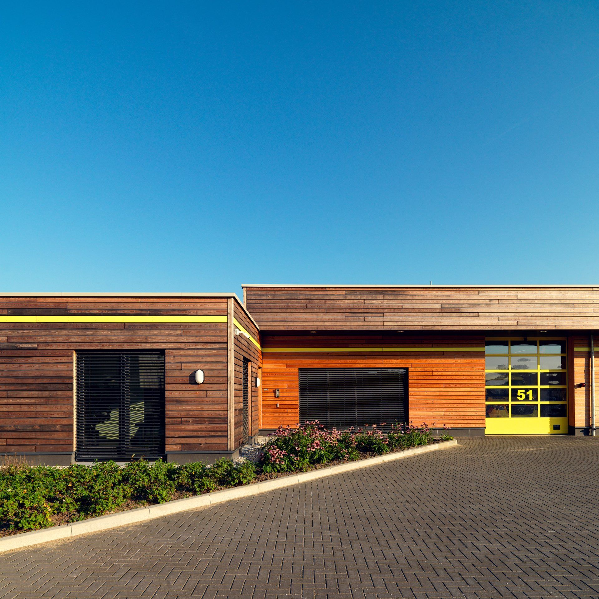 Ambulance post, Kerkrade, The Netherlands. For Verheijen Smeets Architecten.  ©Dick Holthuis International Architectural Photographer