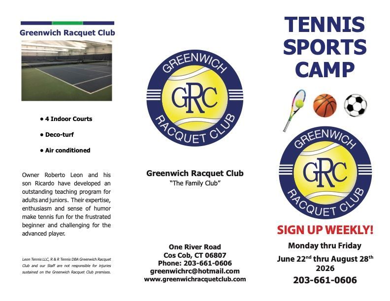 Summer Tennis Sports Camp Application