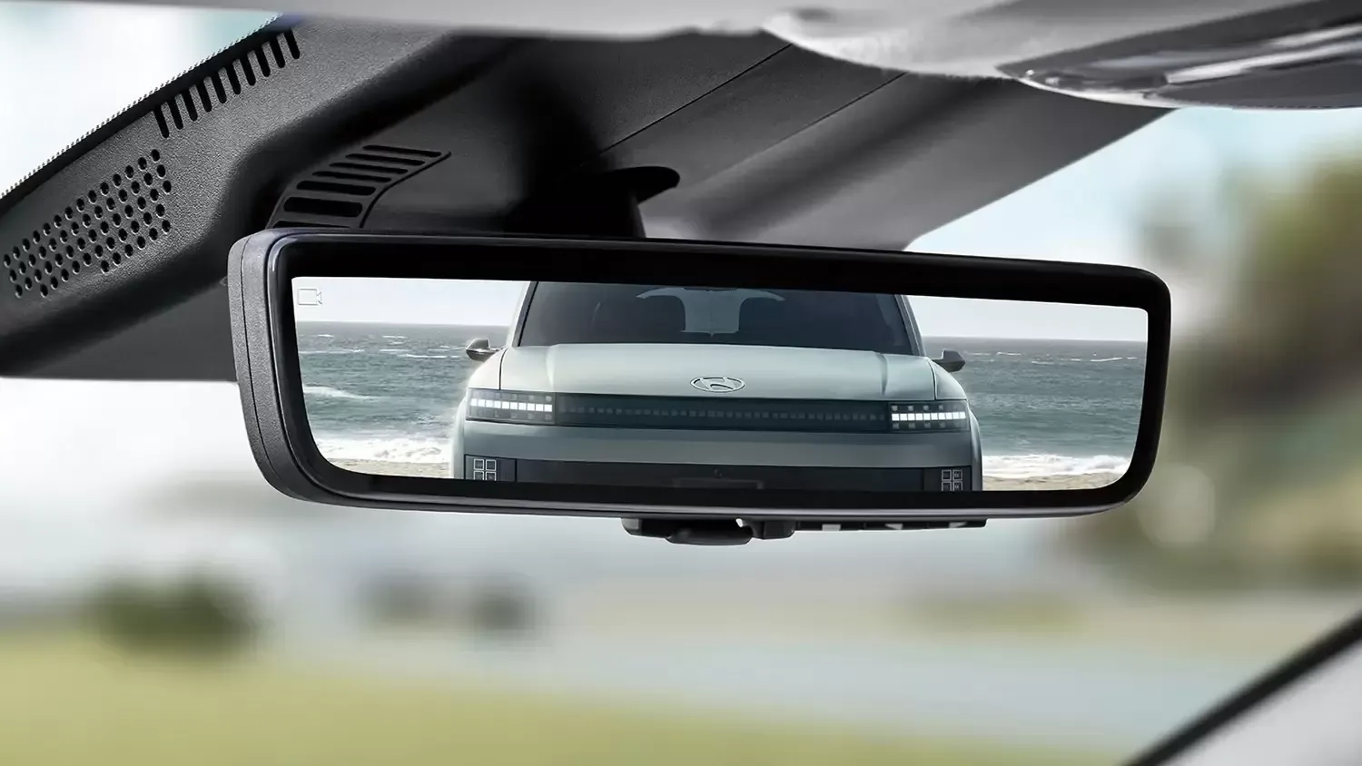 A close up of a car dashboard with a display that says 24 Inster