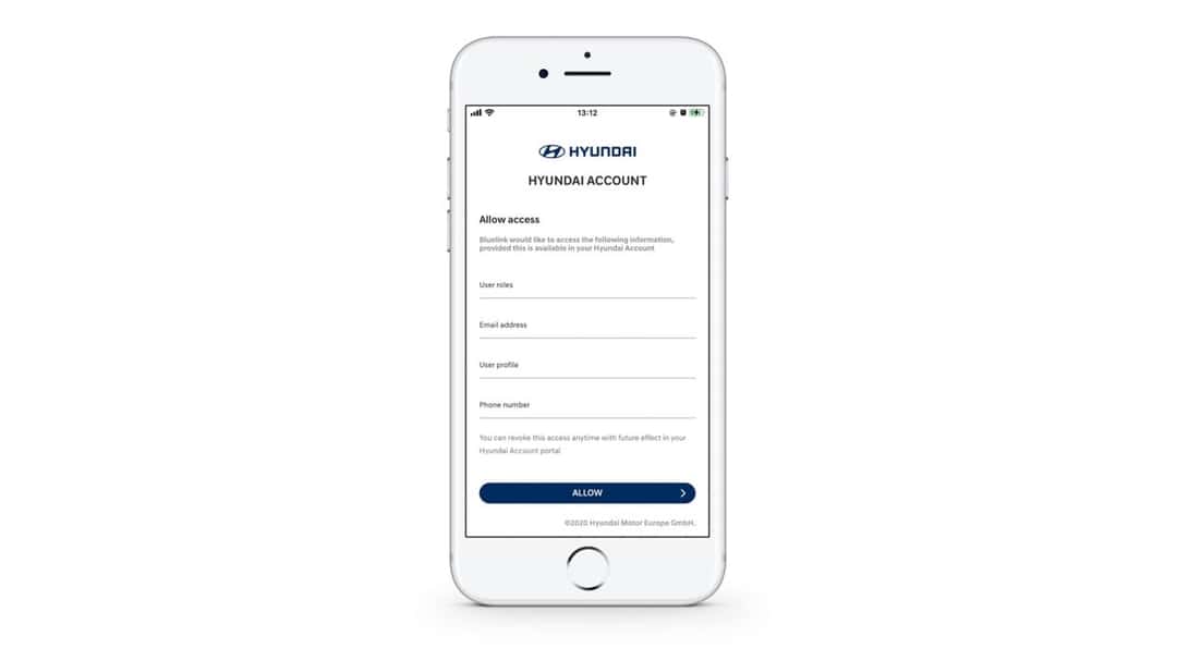A white cell phone with a app open on the screen.