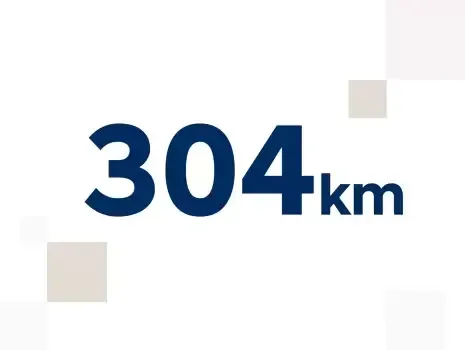 A blue and white hexagon with the words `` 150 km / h '' written inside of it. Inster