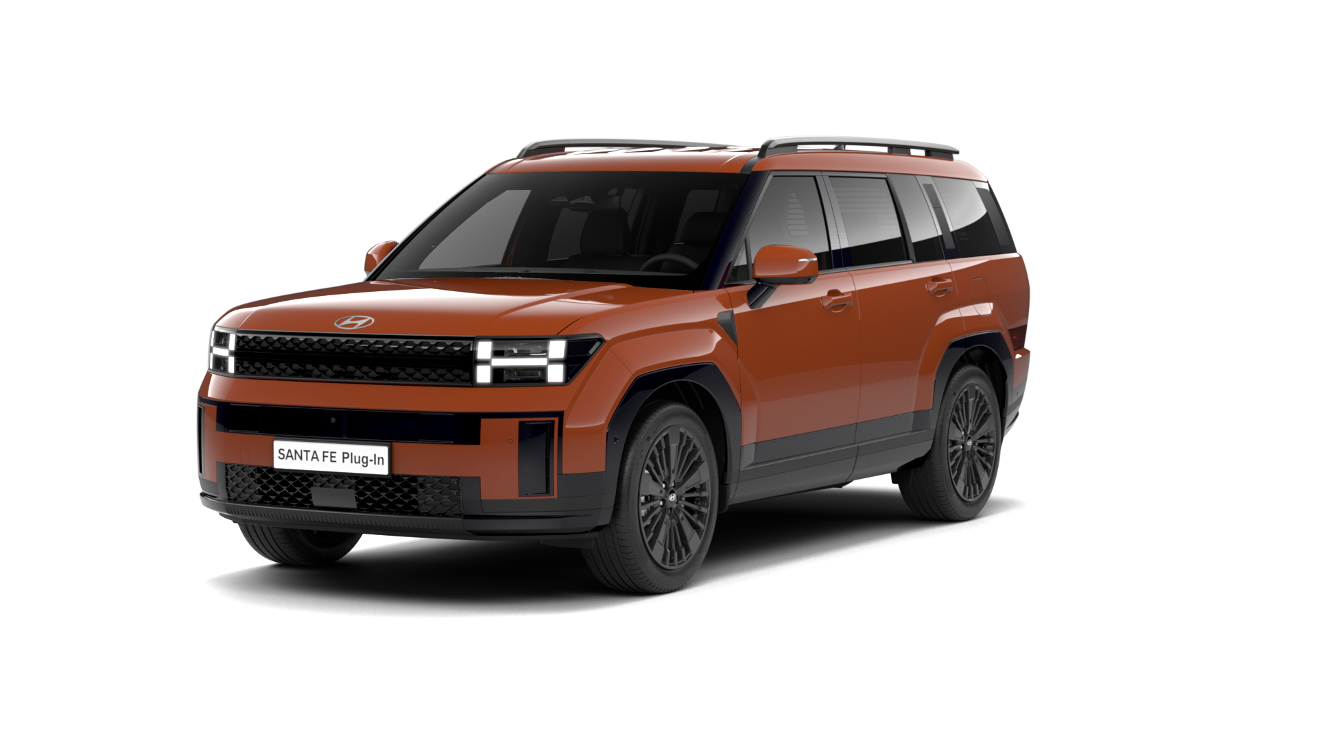 A red jeep grand cherokee is shown on a white background. Santa Fe 