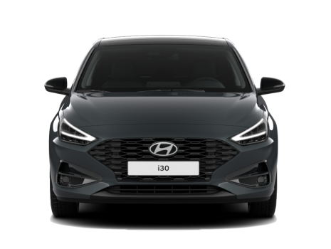 The front of a hyundai i30 is shown on a white background.
