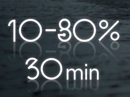 A sign that says 10-20 % 30 min on it Inster