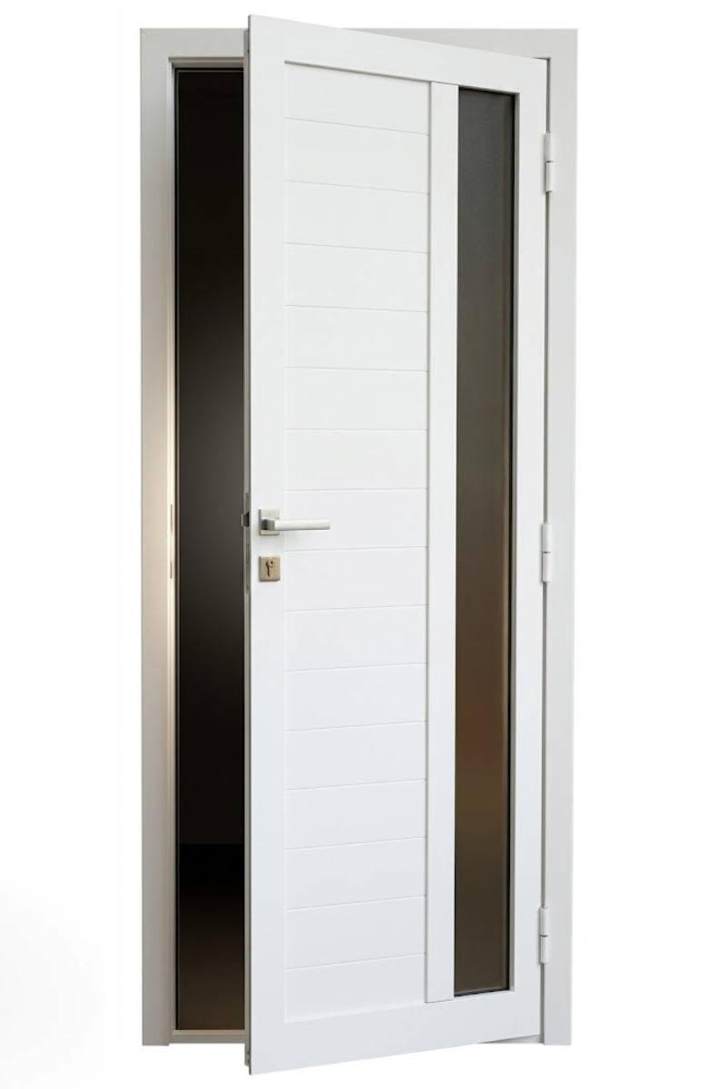 Puerta de interior vidrio lateral de 0,80x2,00