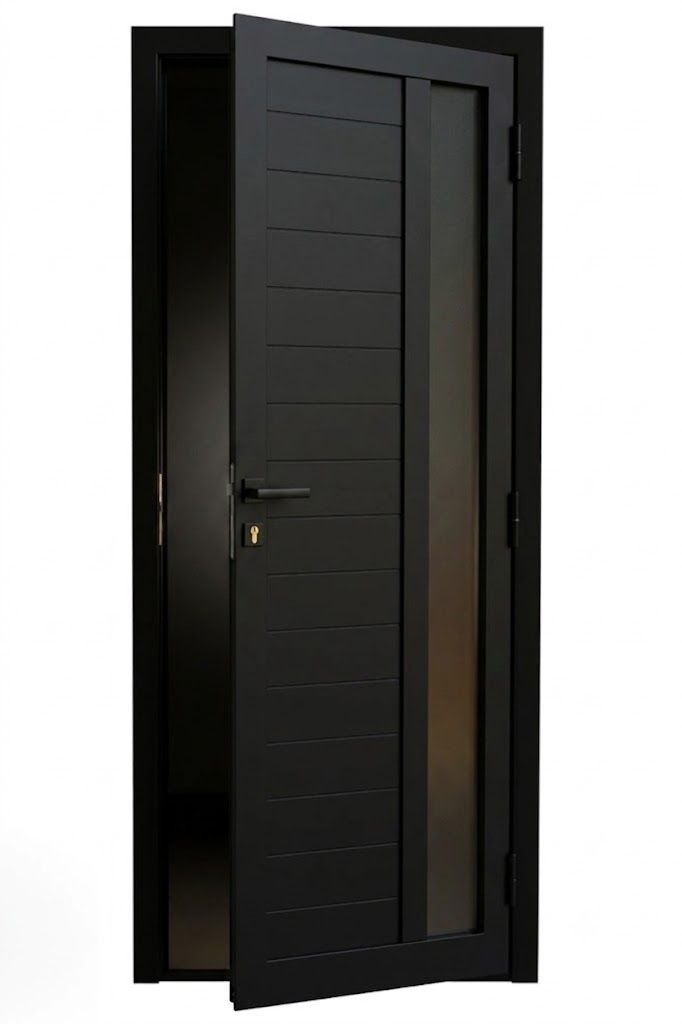 Puerta de exterior vidrio fijo lateral de 0,80x2,00