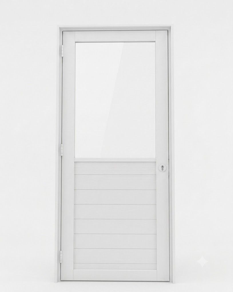 Puerta de exterior 1/2 ciega de 0,90x2,00
