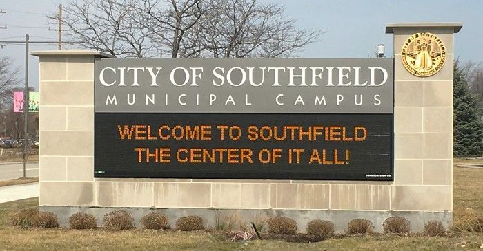 City of Southfield Sign