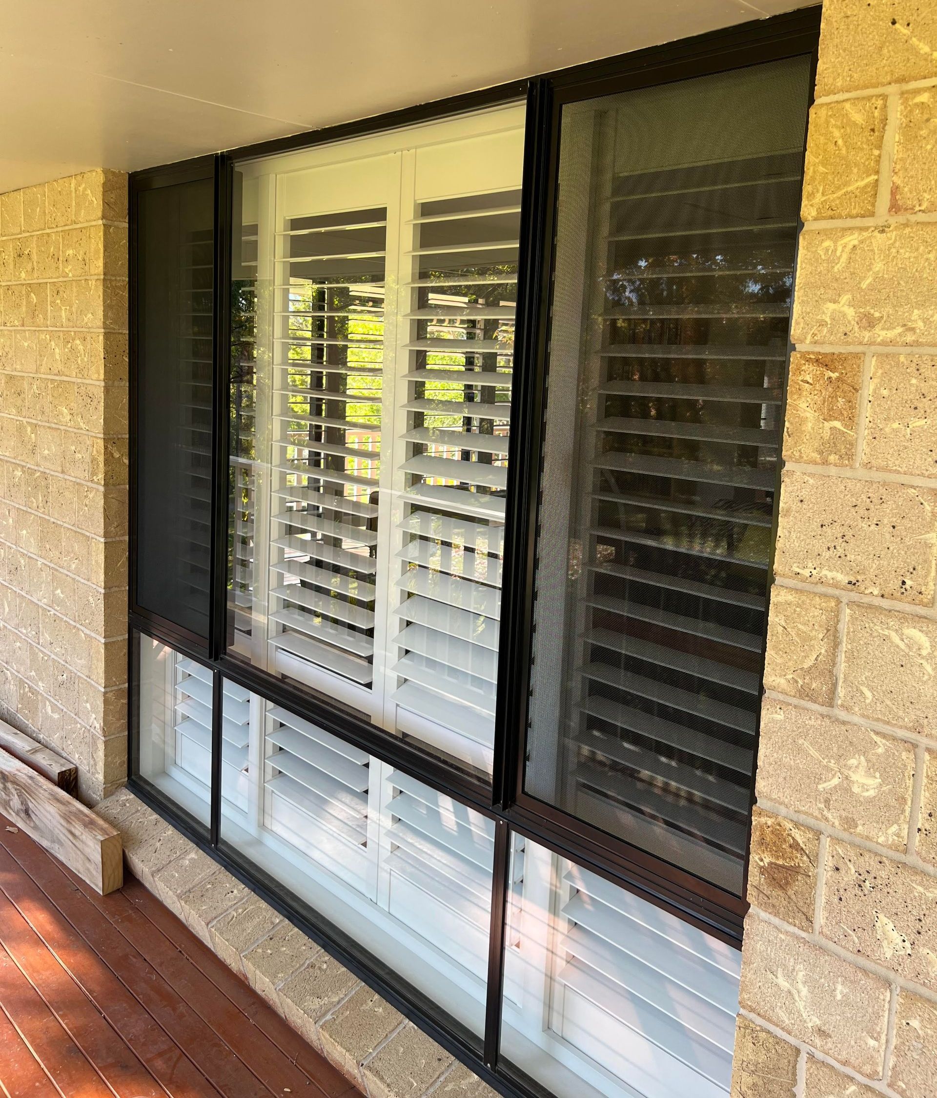 Security Screen On A Window  — Glass 24/7 In Taree, NSW
