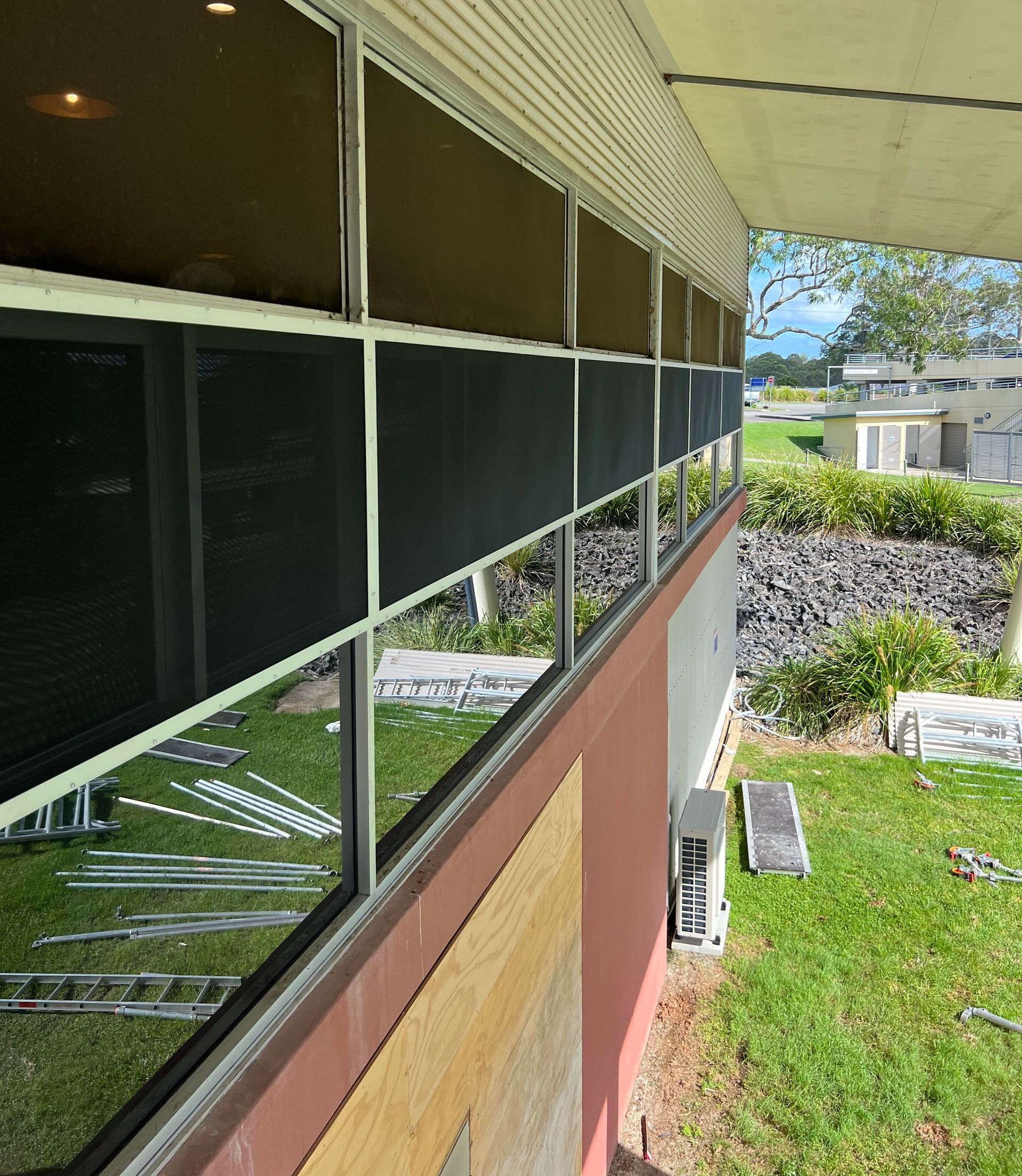 Commercial Building With Tinted Windows — Glass 24/7 In Taree, NSW