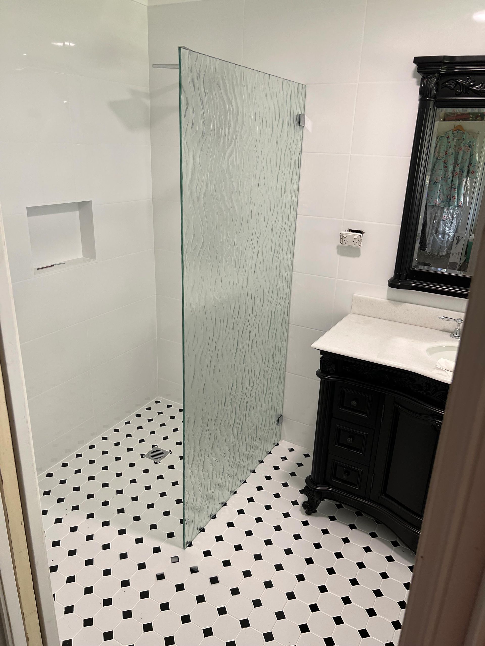Frosted Glass For A Shower Screen In Forster