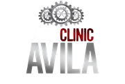 Un logotipo CLINIC AVILA